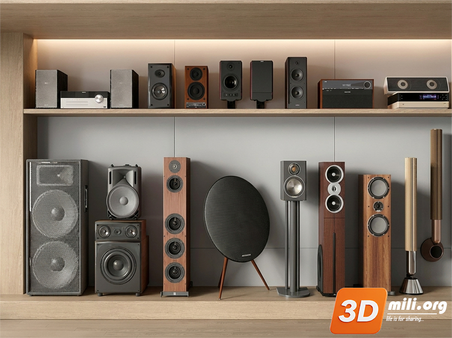 Audio tech 3D Models
